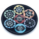 Zeepsteen chakra wierookhouder