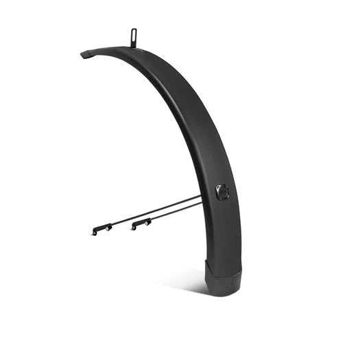 Load image into Gallery viewer, Eurofender s.r.l.u. voorspatbord 20 inch 65mm urban arrow mat zwart tempo square
