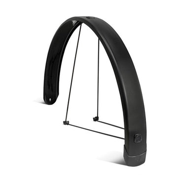 Eurofender achterspatbord 26 inch 65mm urban arrow mat zwart tempo square