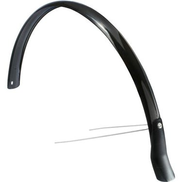 Eurofender achterspatbord 28 51mm glans zwart