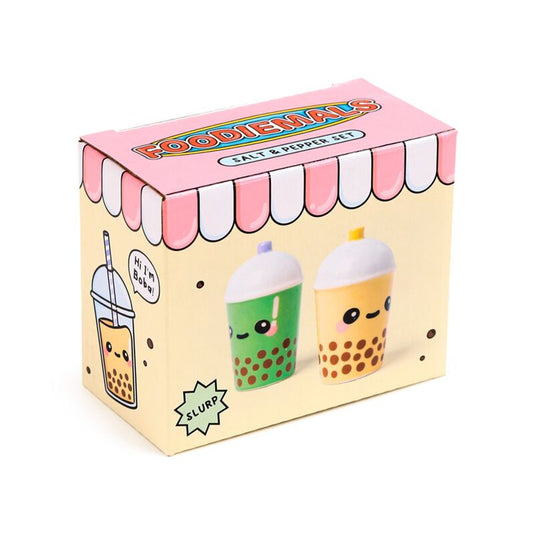 Boba matcha bubble tea foodiemals peper- en zoutstel