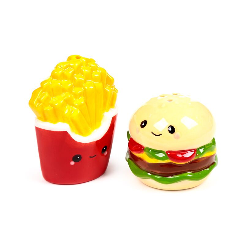 Load image into Gallery viewer, Hammy de burger friet foodiemals peper- en zoutstel
