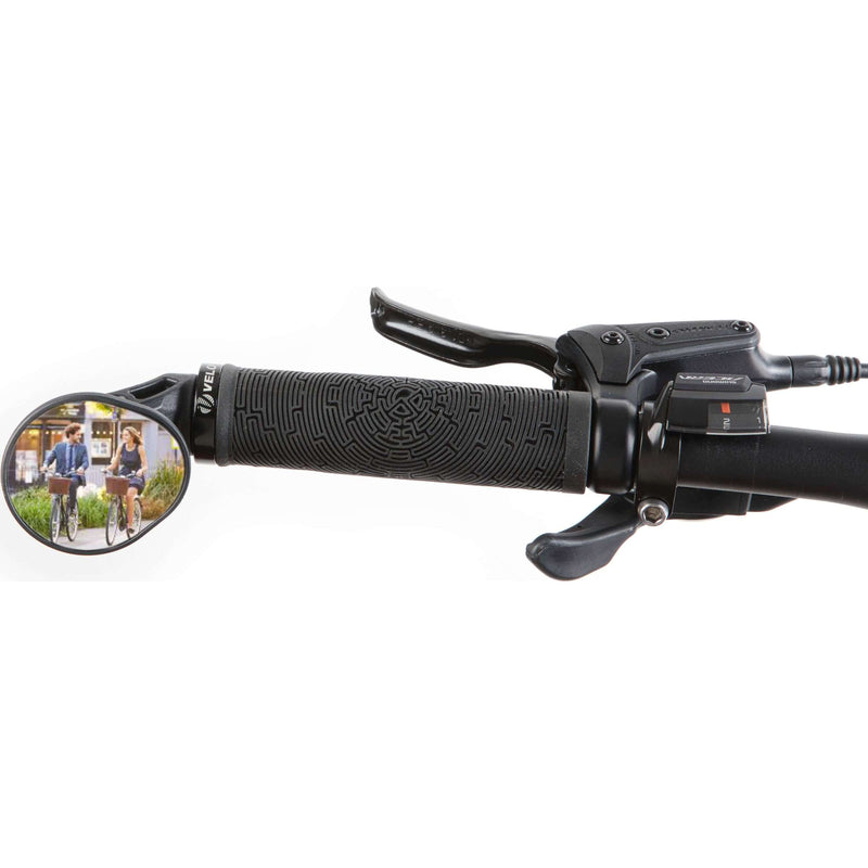 Load image into Gallery viewer, Mirage Spiegel Met Plug Minor Bar-End Links Rechts Zwart
