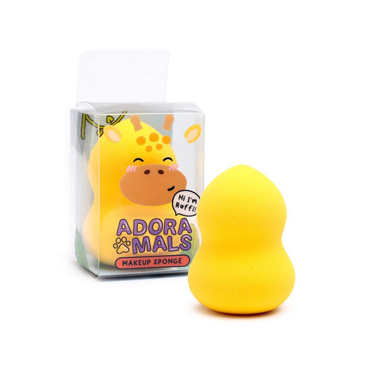 Adoramals raffi de giraffe make up blender spons