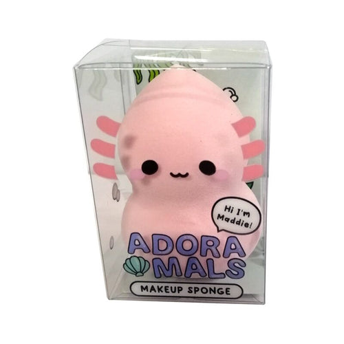 Adoramals maddie de axolotl make up blender spons