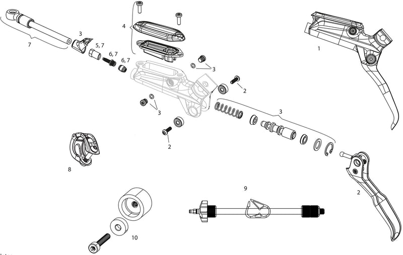 Load image into Gallery viewer, Sram scheibenbremse level ultimate disc brake level ultimate fr.
