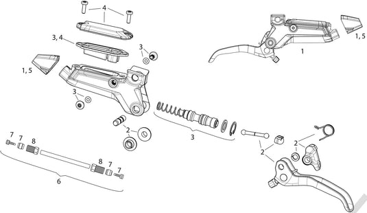 Sram voorrem motive bronze a1