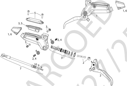 Sram schijfrem motive ultimate front disc brakes motifs ultimate silver