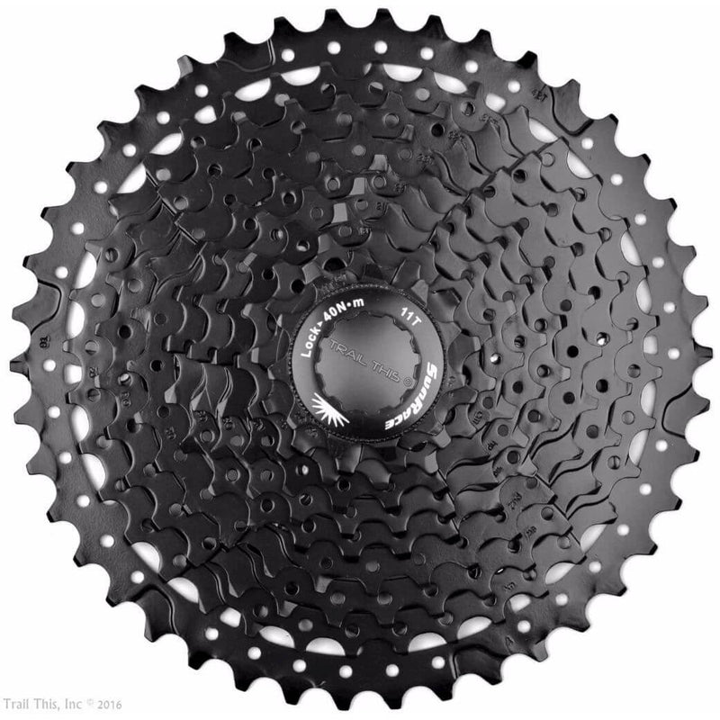 Afbeelding laden in galerijviewer, SunRace cassette 10V 11-42 CSMS3 zwart
