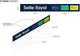 Selle royal schapbord 2 meter met logo en productlijnen