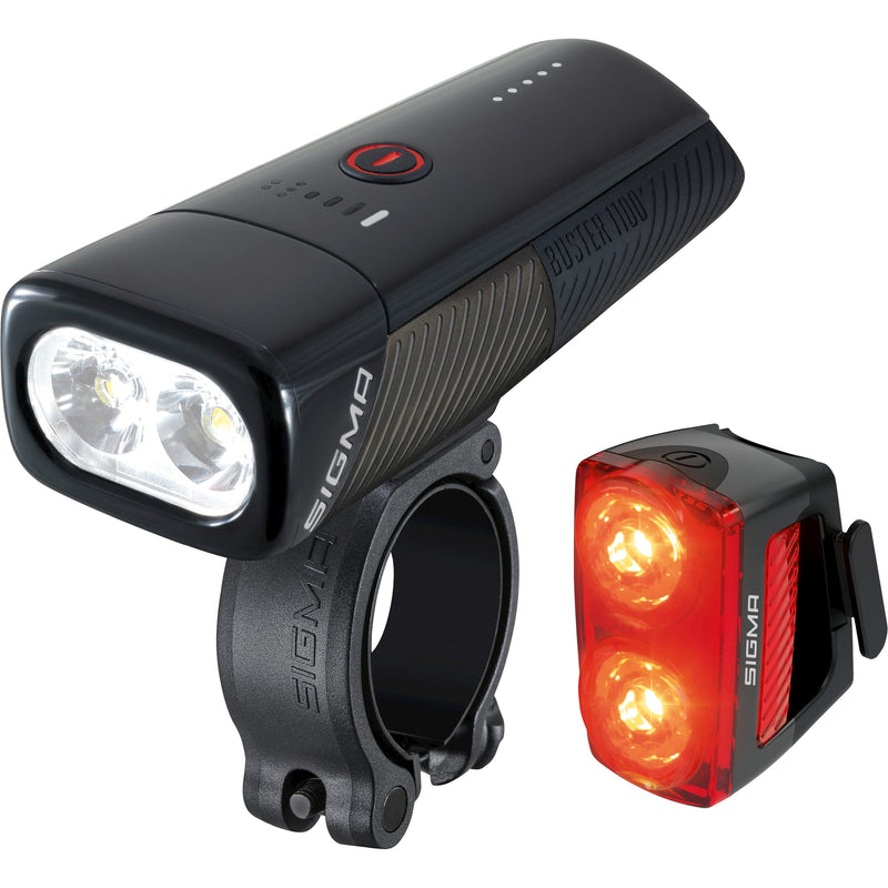 Load image into Gallery viewer, Verlichtingset Sigma Buster 1100 USB + Buster RL 150 Flash USB

