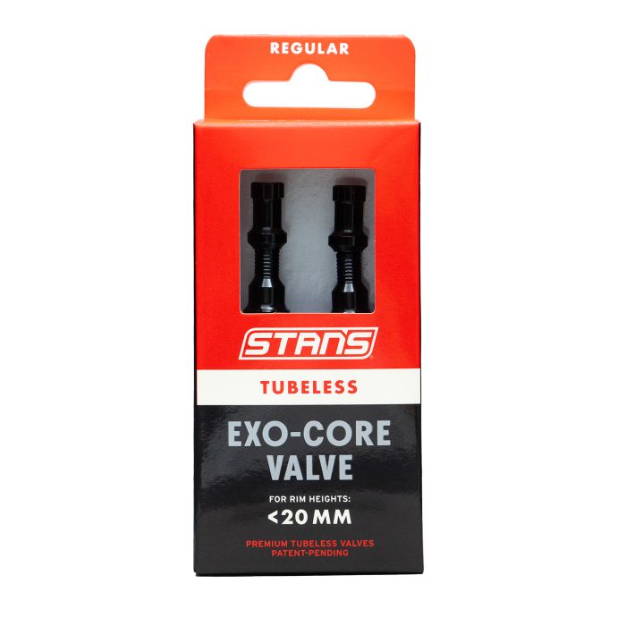 Load image into Gallery viewer, Stan's tubeless exo-core valves - regular - black
