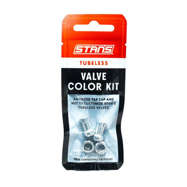 Stan's tubeless valve color kit - silver