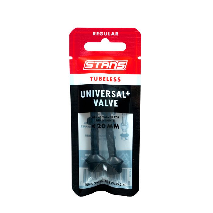 Load image into Gallery viewer, Stans stan's tubeless universal+ valves - regular - black

