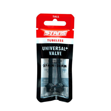 Stan's tubeless universal+ valves - tall - black