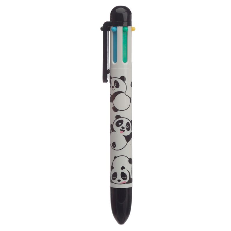Load image into Gallery viewer, Panda meerkleurige pen (6 kleuren)
