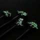 Dinosaurus glow-in-the-dark skelet - gum potlood