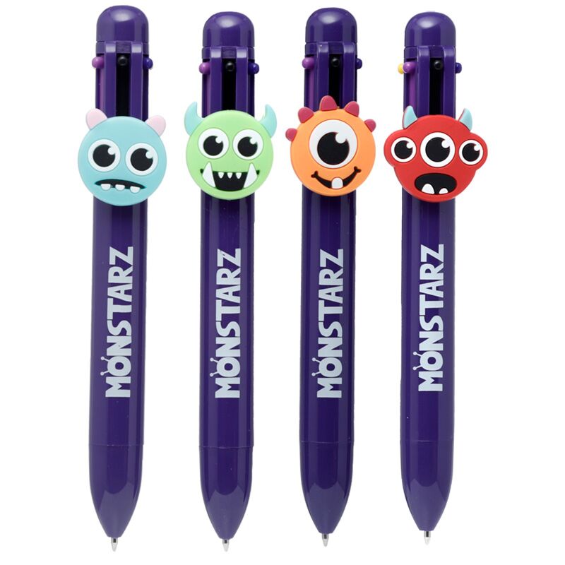 Load image into Gallery viewer, Monstarz monster meerkleurige pen (6 kleuren)
