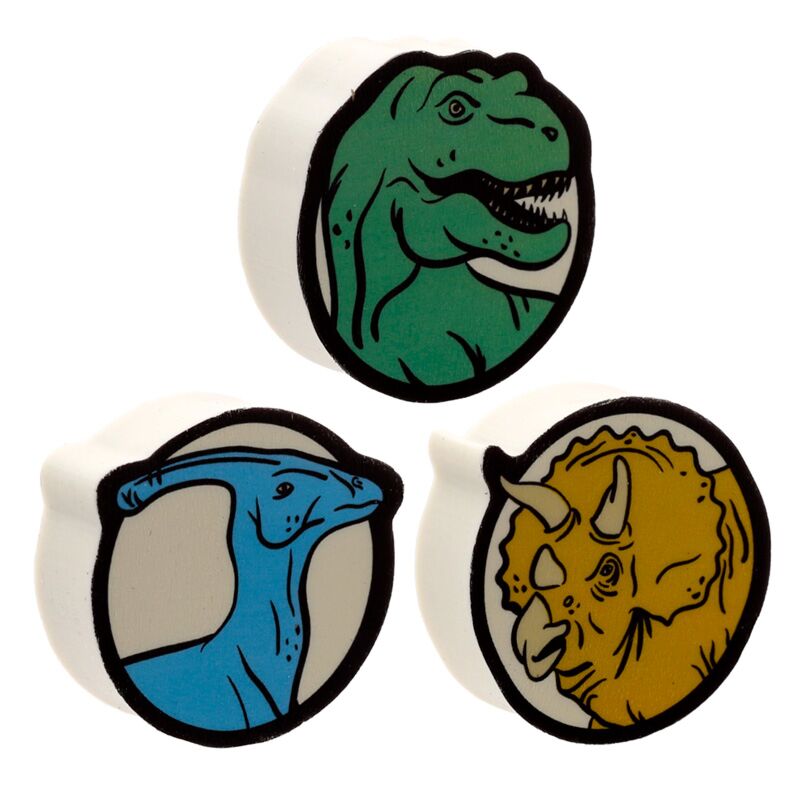 Load image into Gallery viewer, Set van 3 dinosauria gummen
