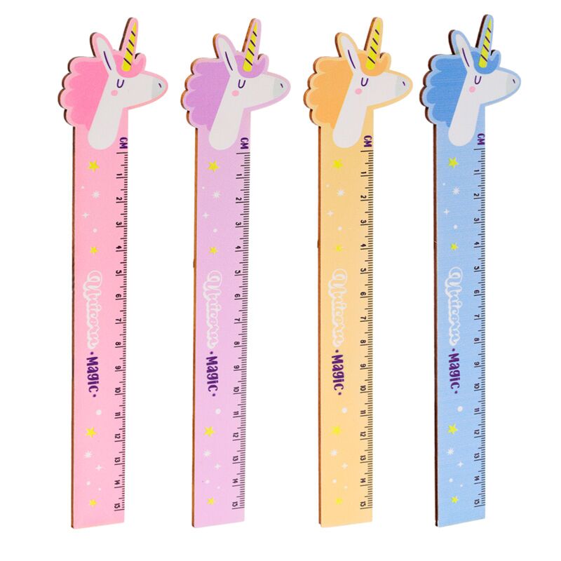 Load image into Gallery viewer, Unicorn magic houten liniaal 15cm
