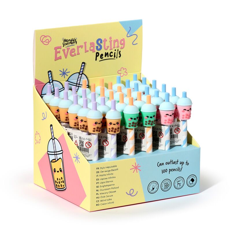 Load image into Gallery viewer, Foodiemals bubble tea oneindig potlood
