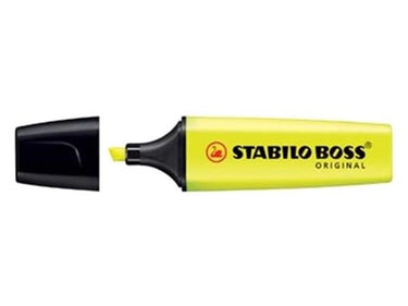 Abi tekstmarker stlo boss original geel 2-5 mm