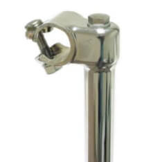 Stuurpen chroom 40cm