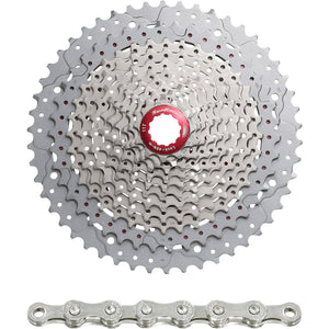 Spanninga sunrace combipack mx8 11v 11-46t met ketting cn11a