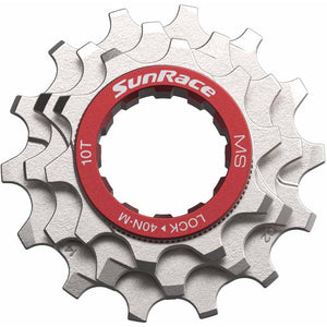 Spanninga sunrace tandwiel set 10-12-14t microspline zilver