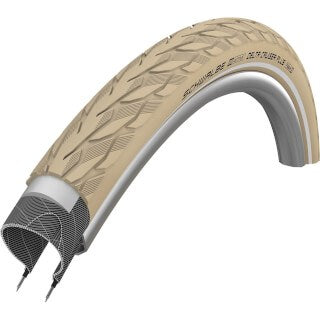 Load image into Gallery viewer, Schwalbe delta cruiser plus creme 28x1.40 37-622 reflectie
