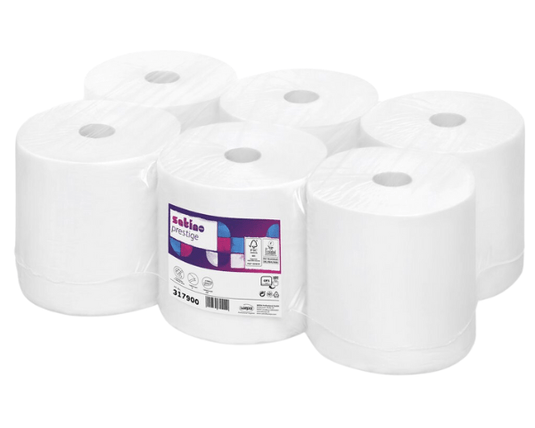 Satino cf1 prestige handdoekrol centerfeed 2-laags (6x150m)