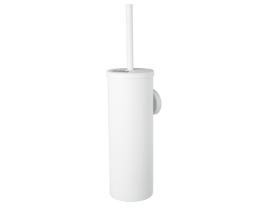 Satino smart toiletborstel garnituur metaal wit