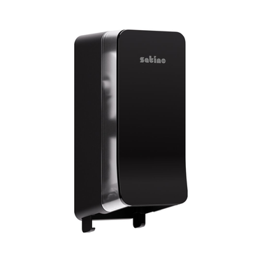 Satino systeemrol dispenser voor 2 rollen zwart (1 stuk)