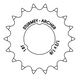 Sturmey-archer europa n.v. tandwiel 1 8 18t plat sa