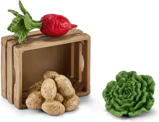 Schleich farm world varkens en zwijnen voeder set