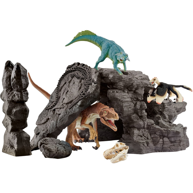 Load image into Gallery viewer, Schleich DINOSAURS Set met Grot 41461
