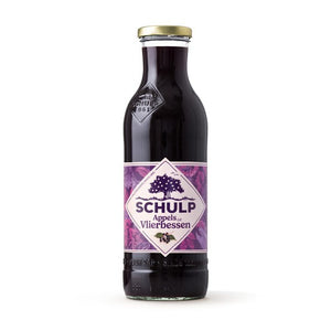 Schulp appel vlierbessensap fles (6x75cl)