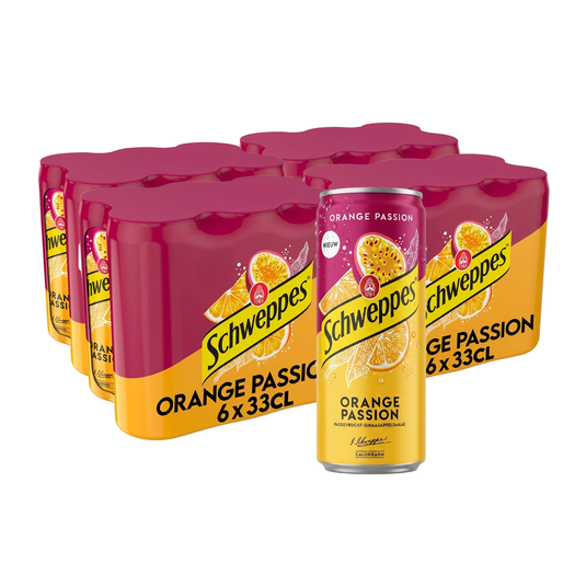 Schweppes orange passion blik (24x 330 ml)