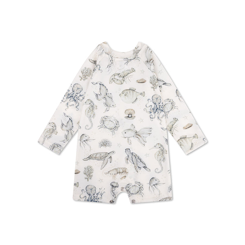 Load image into Gallery viewer, Sea life | groen uv zwempak jongens
