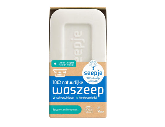 Seepje vaste waszeep - bergamot en limoengras