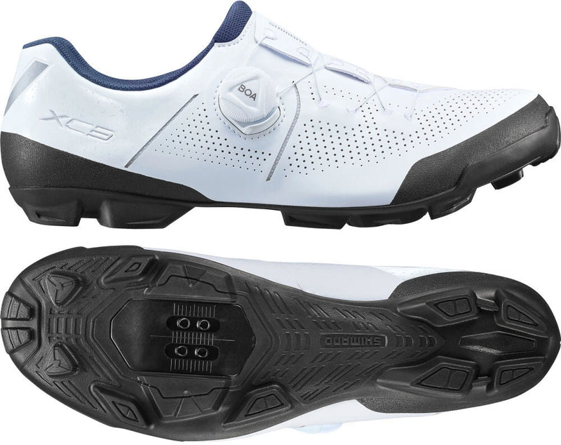 Load image into Gallery viewer, Shimano sh-xc302 white - mtb shoes wide | 45
