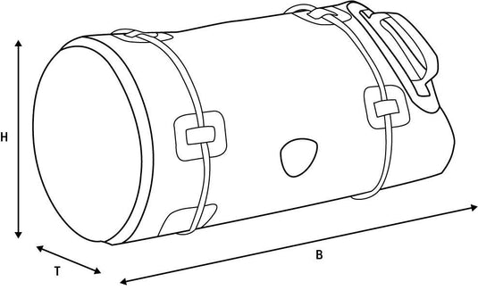 Oxford aqua t-50 bagagerol baggage roll t-50 black