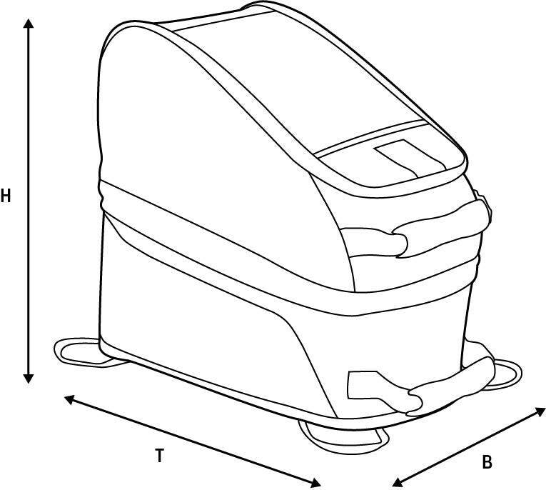 Load image into Gallery viewer, Oxford tank rugzak q20r tank backpack s20r black 20l lashing straps
