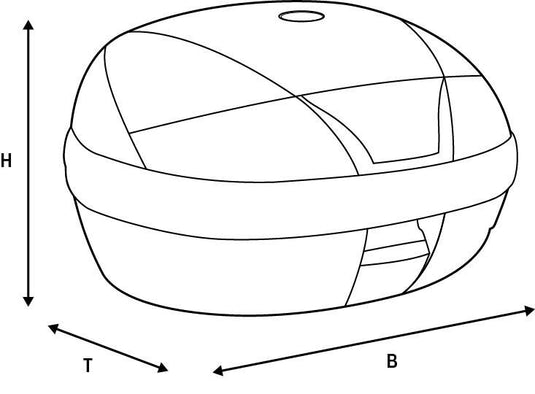 Hepco becker topcase journey cases hepco journey 42 l black set