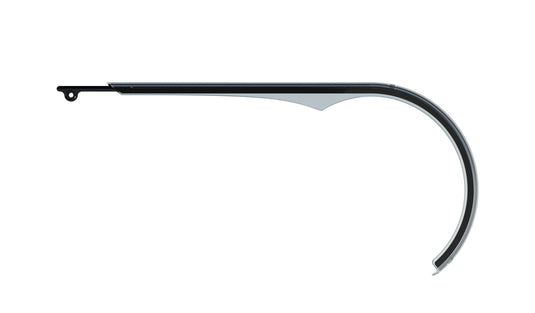 Herrmans kettingscherm slim 48t - zwart transparant