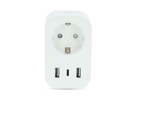 Nedis smartlife slimme stekker - met usb-a en usb-c