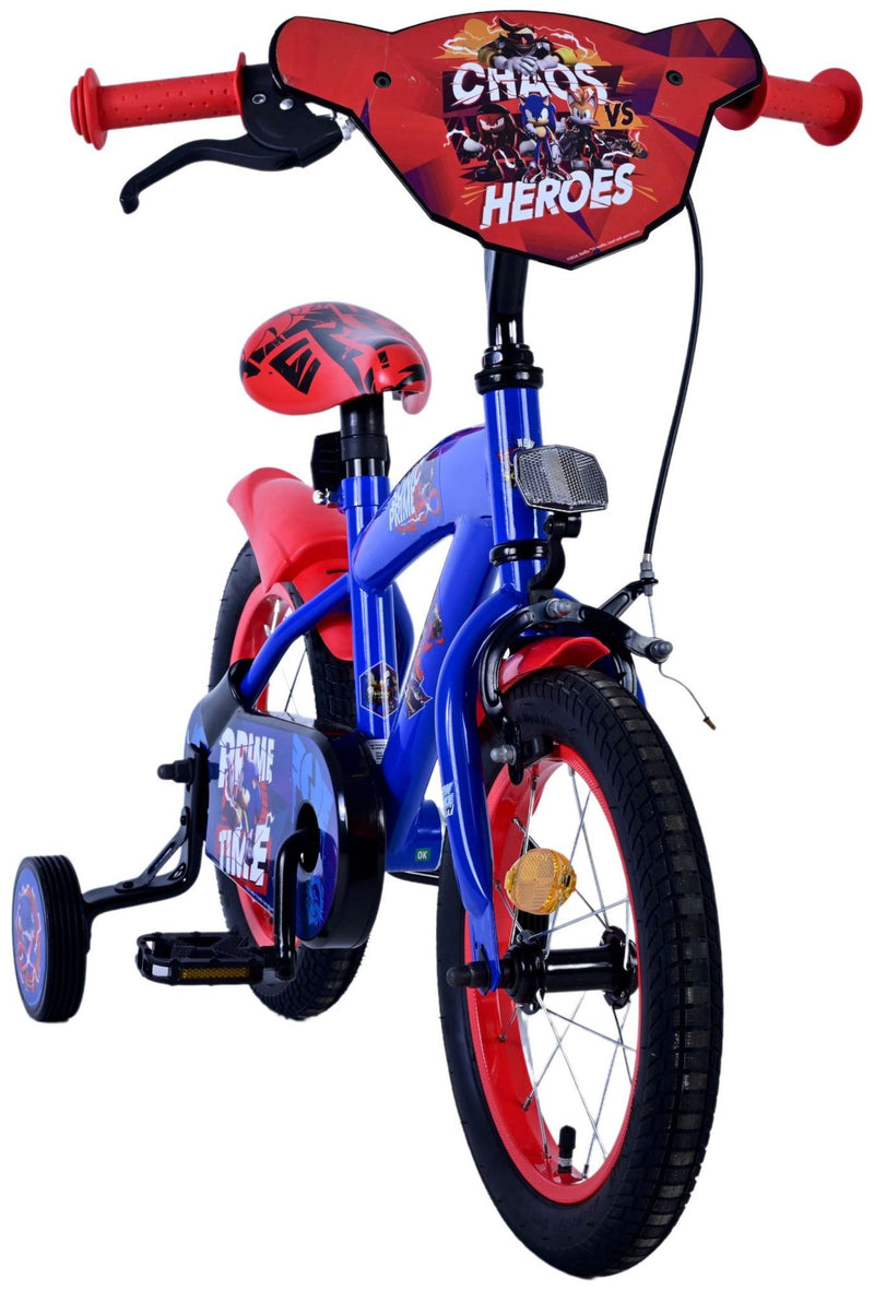 Load image into Gallery viewer, Sonic prime kinderfiets - jongens - 14 inch - blauw rood
