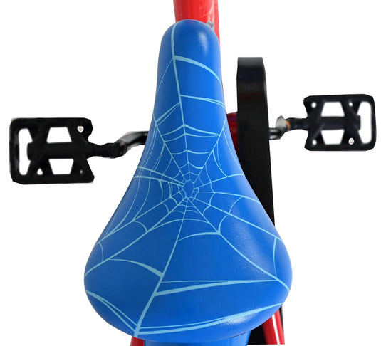 Spiderman marvel spider-man kinderfiets - jongens - 14 inch - rood blauw