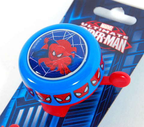 Bel spiderman blauw op kaart