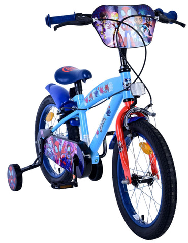 Spidey Kinderfiets - Jongens - 16 inch - Blauw - Twee handremmen